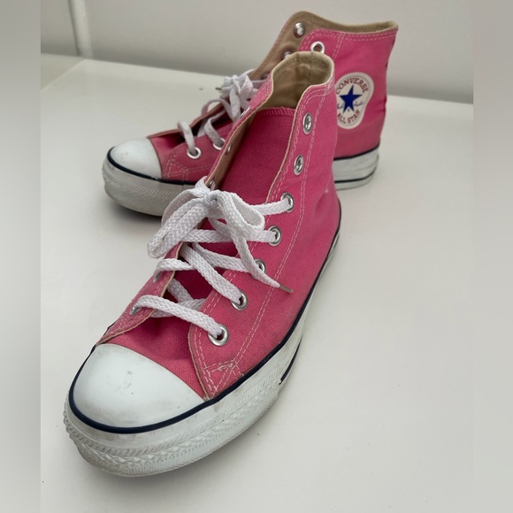 Converse Shoes - Converse Chuck Taylor All Star High Top Sneakers Bubble Gum Pink Women’s 7